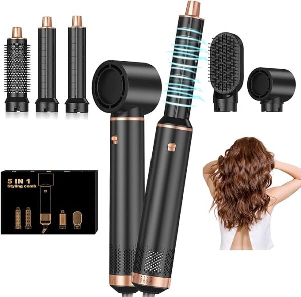 5-in-1 Heissluft Lockenbürste - Air-Wrapping-Technologie