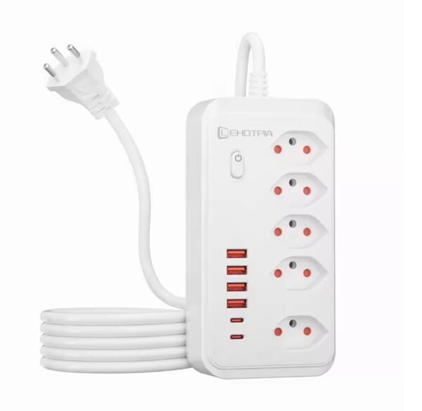 11-in-1-Steckdosenleiste mit USB-A und USB-C