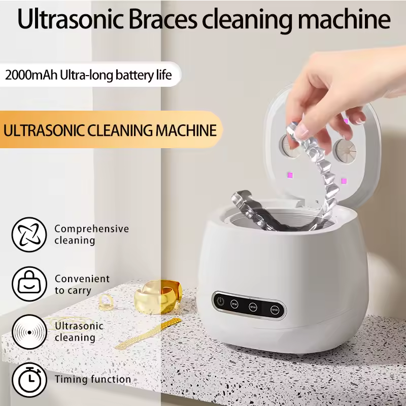 Ultraschallreiniger für Prothesen und Zahnspangen Schwarz – Bild 4