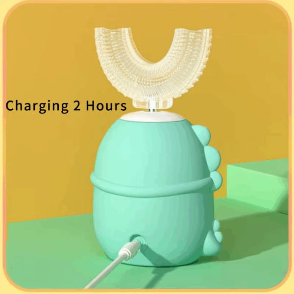 Elektrische Kinderzahnbürste Blau – Bild 3