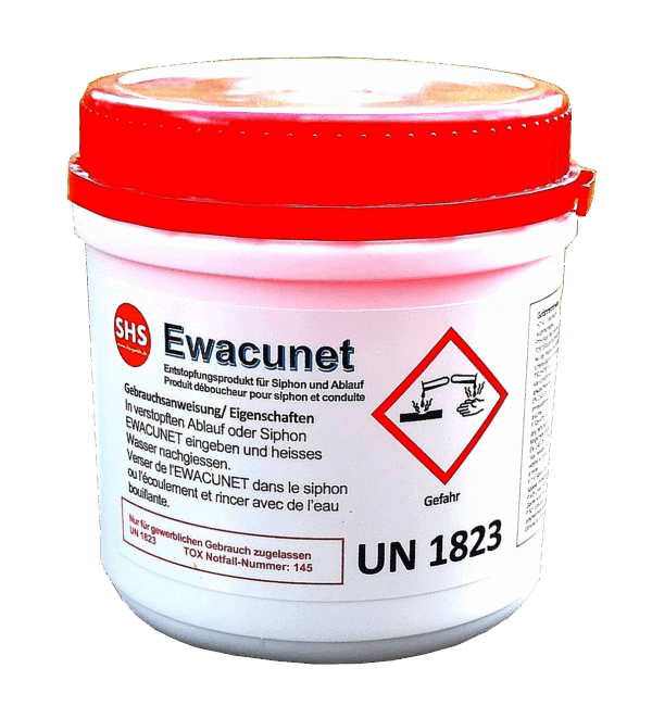 SHS EWACUNET – Entstopfer – Ablauf entstopfen – Abflussreiniger