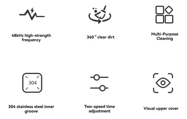 Ultraschallreiniger für Brillen, Uhren, Schmuck – Bild 7